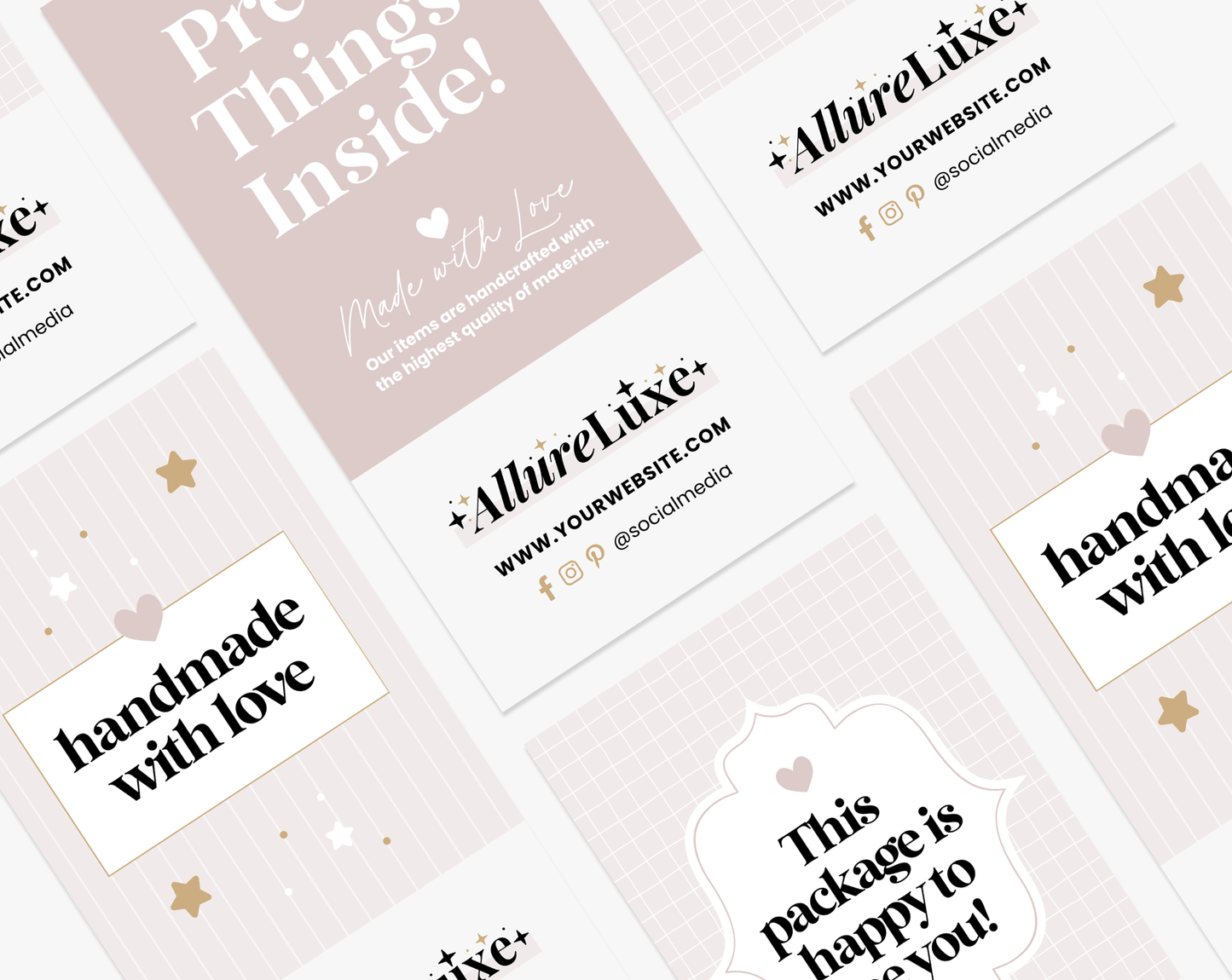 Box Label Template