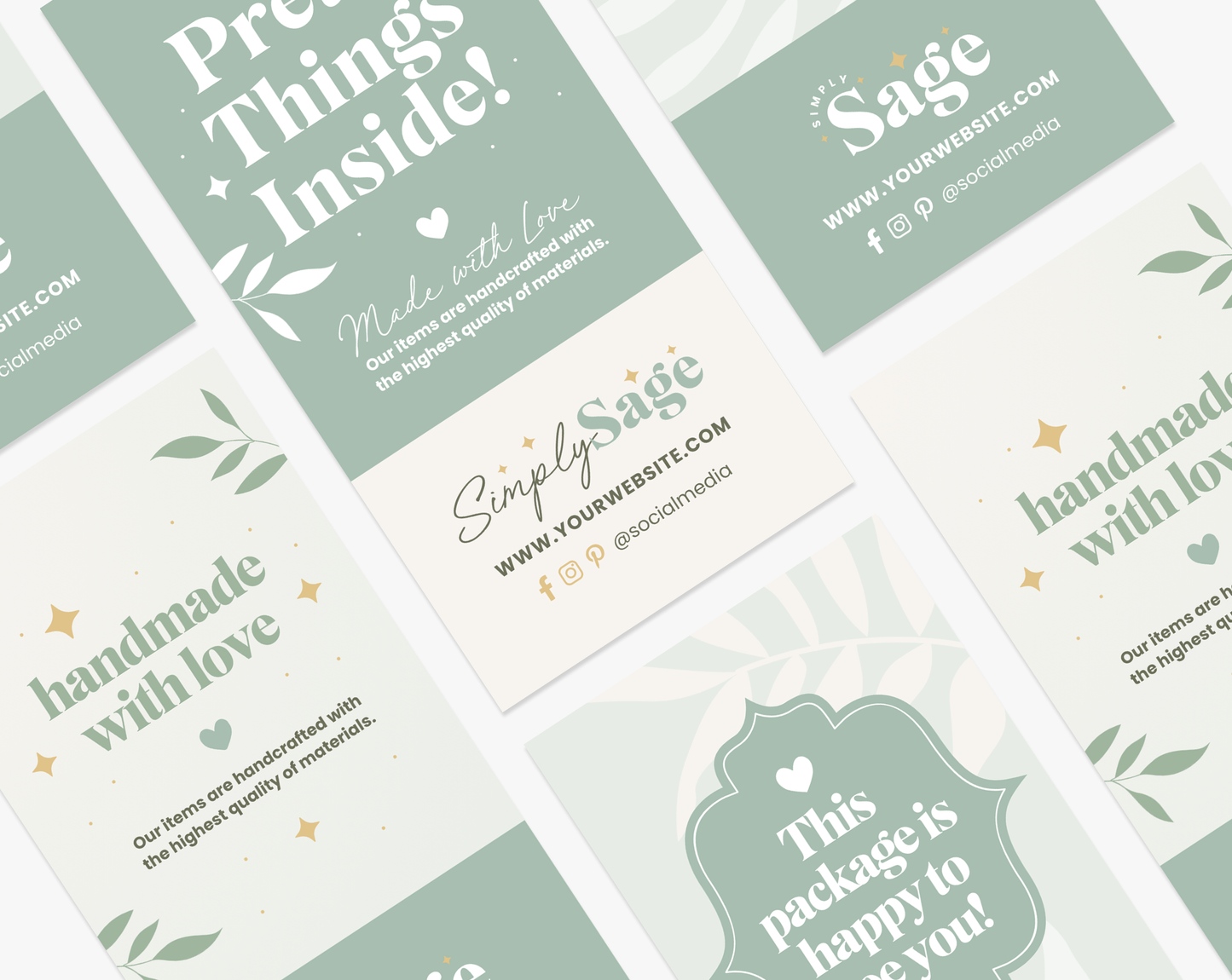 Box Label Template