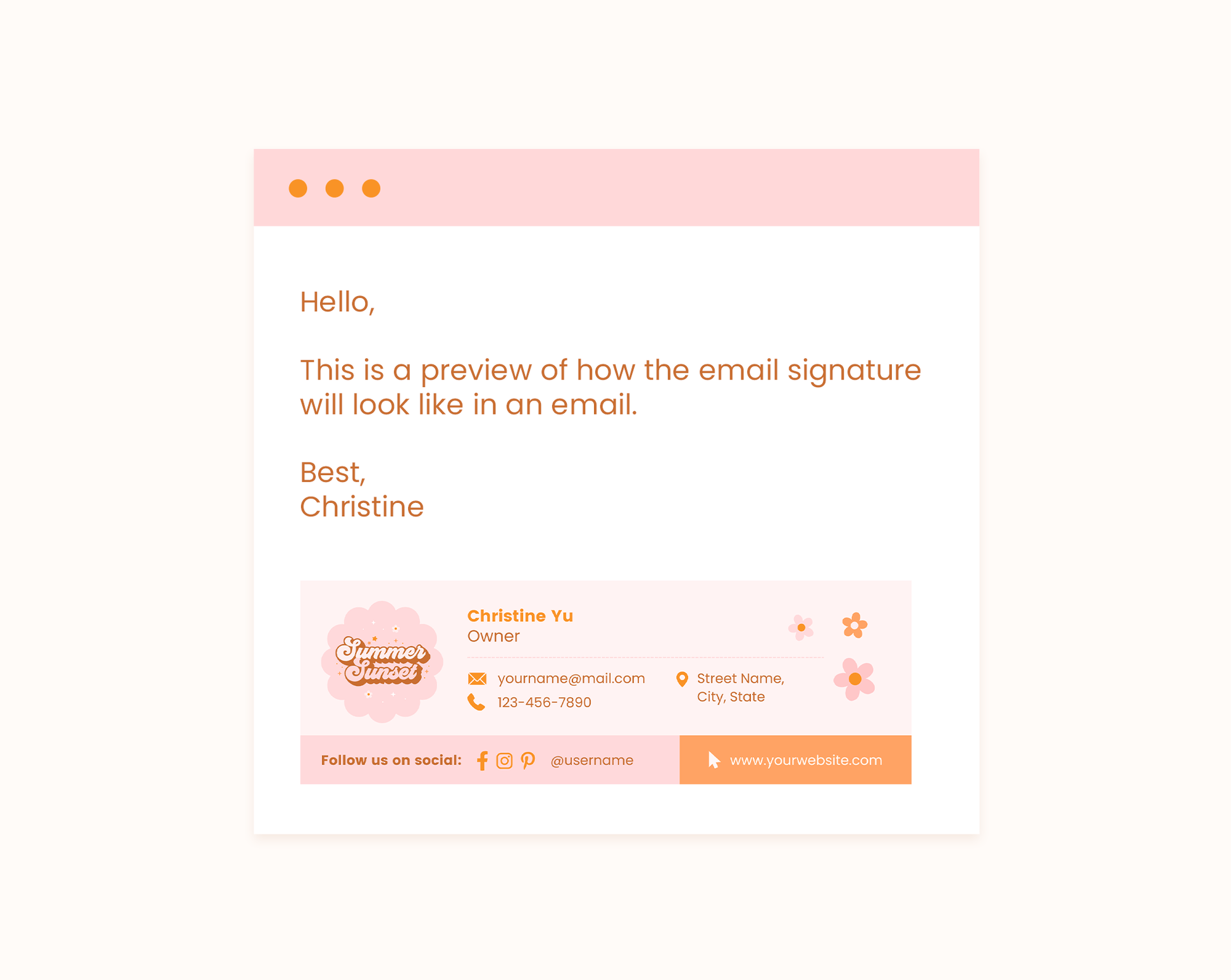 Email Signature
