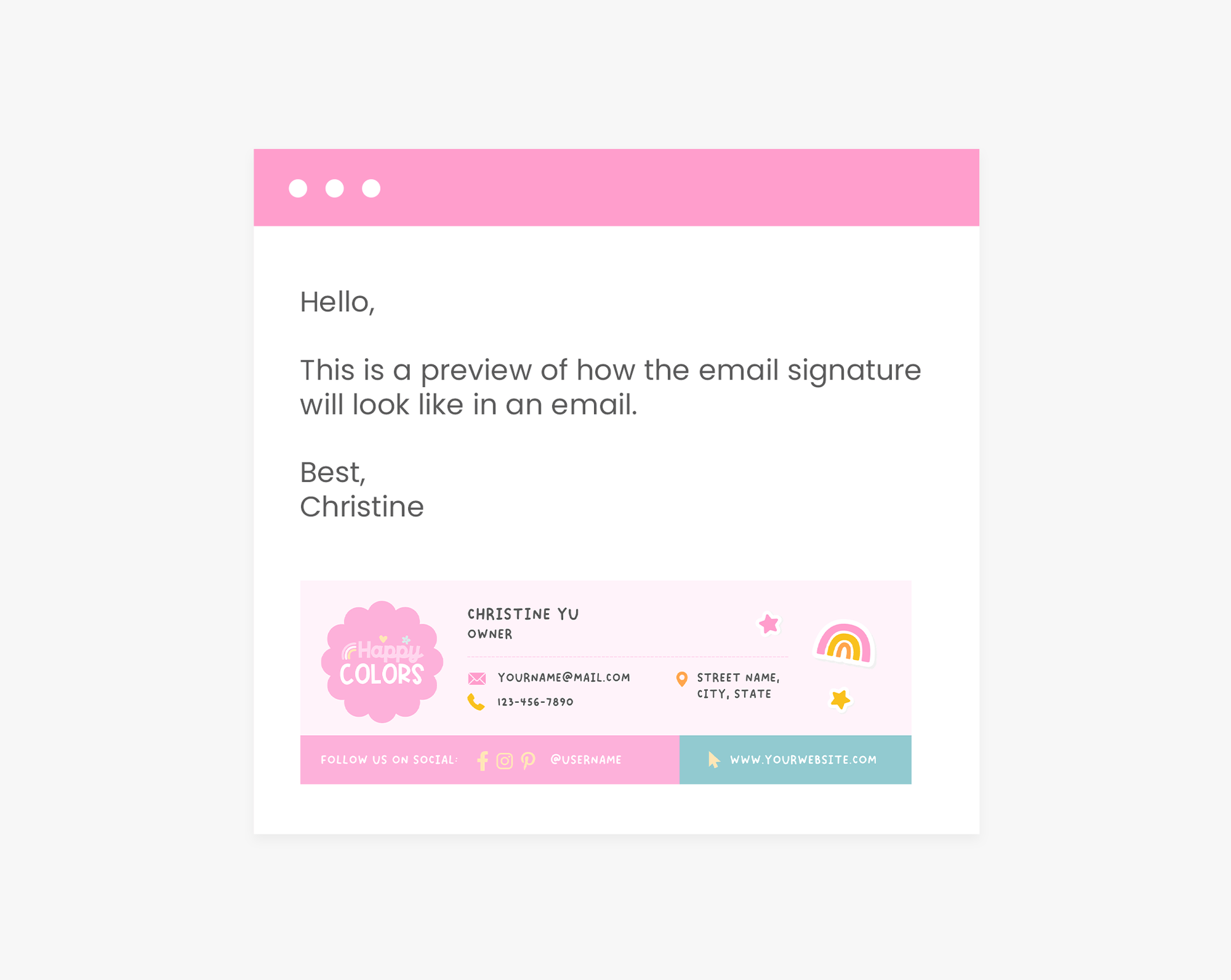 Email Signature