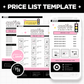 Price List Template