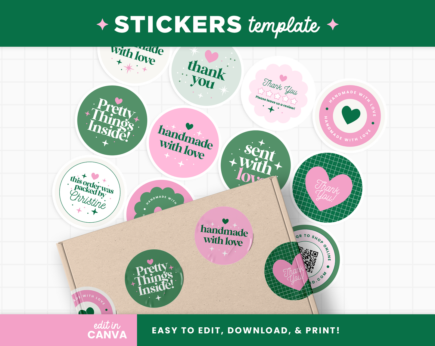 Stickers Template