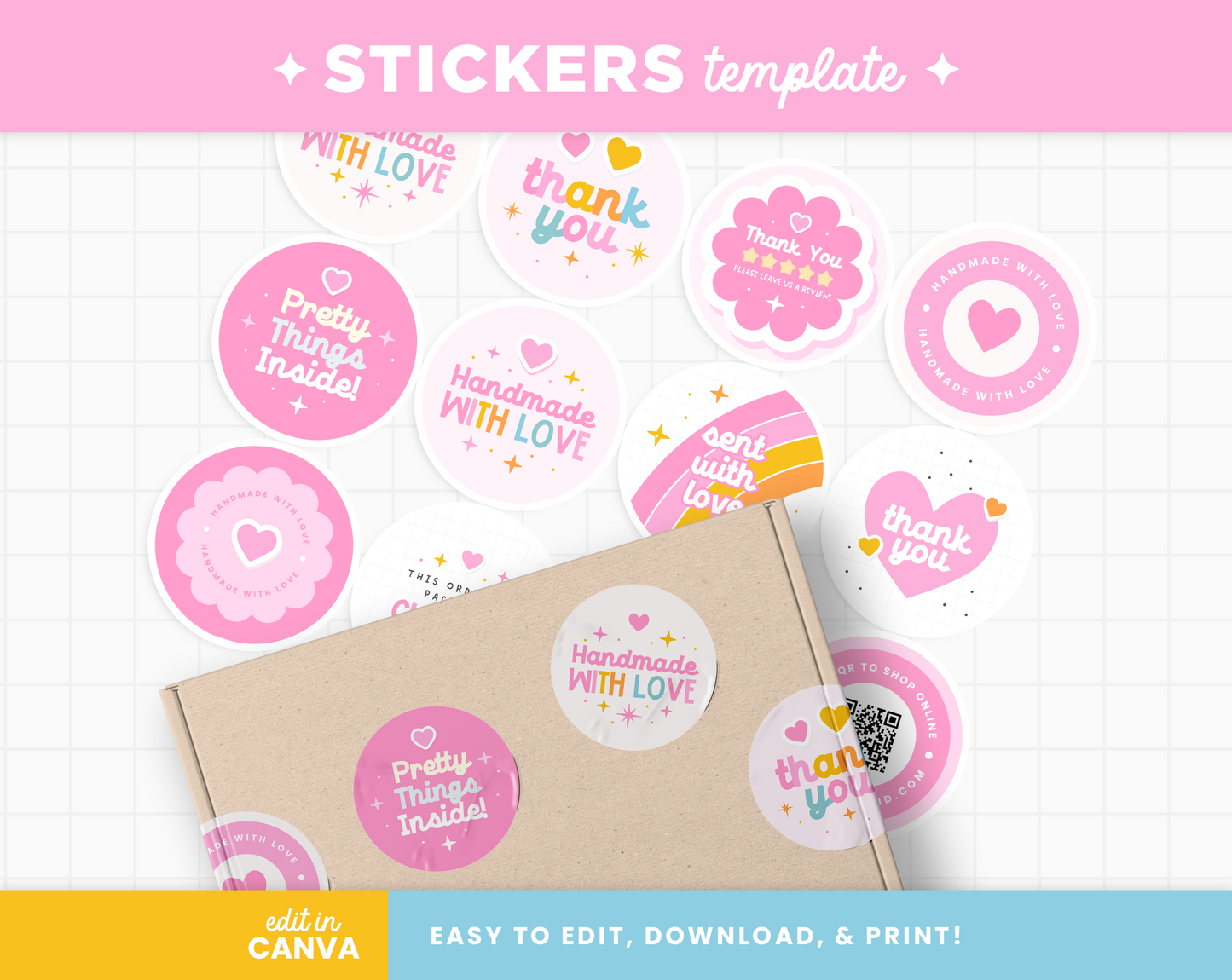 Stickers Template