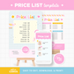 Price List Template