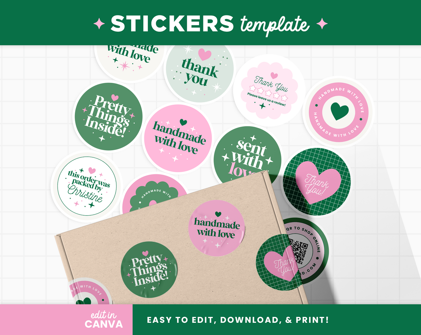 Stickers Template