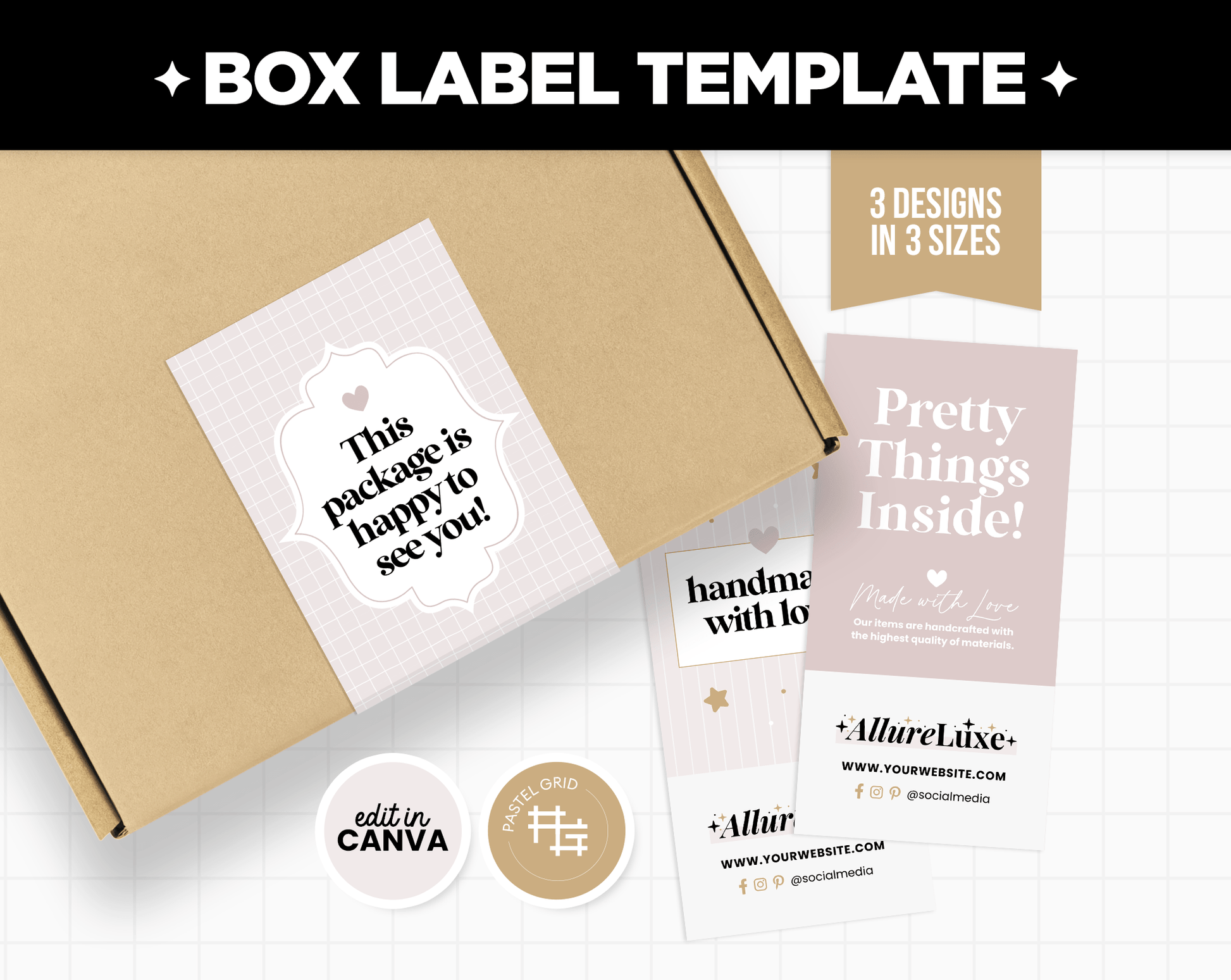 Box Label Template