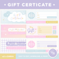 Gift Certificates