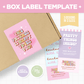Box Label Template
