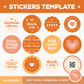 Stickers Template