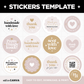 Stickers Template