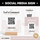 Social Media Sign