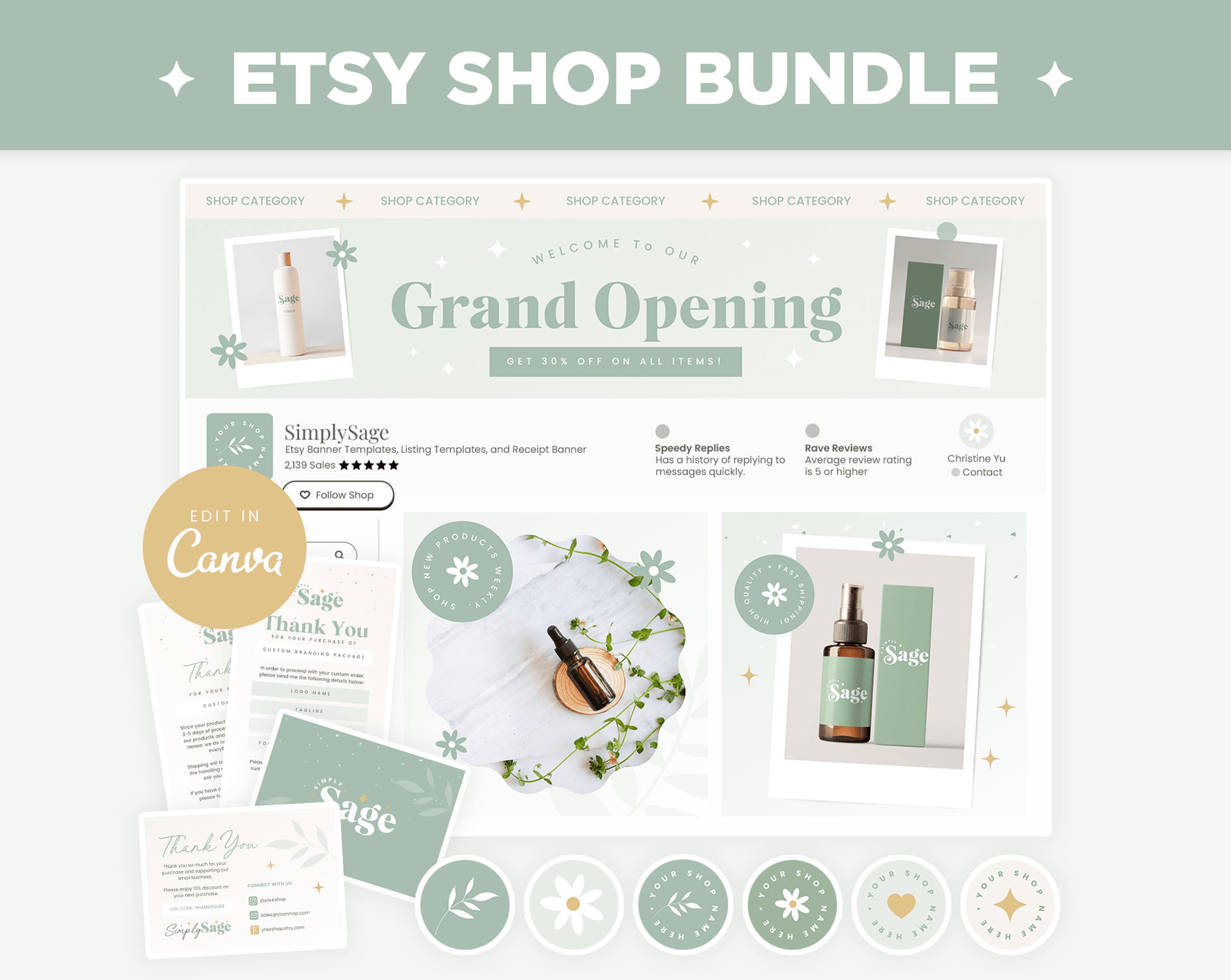 Etsy Shop Bundle