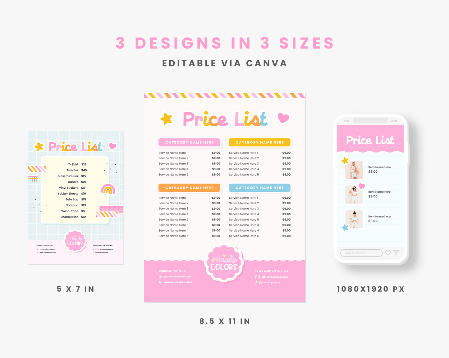 Price List Template