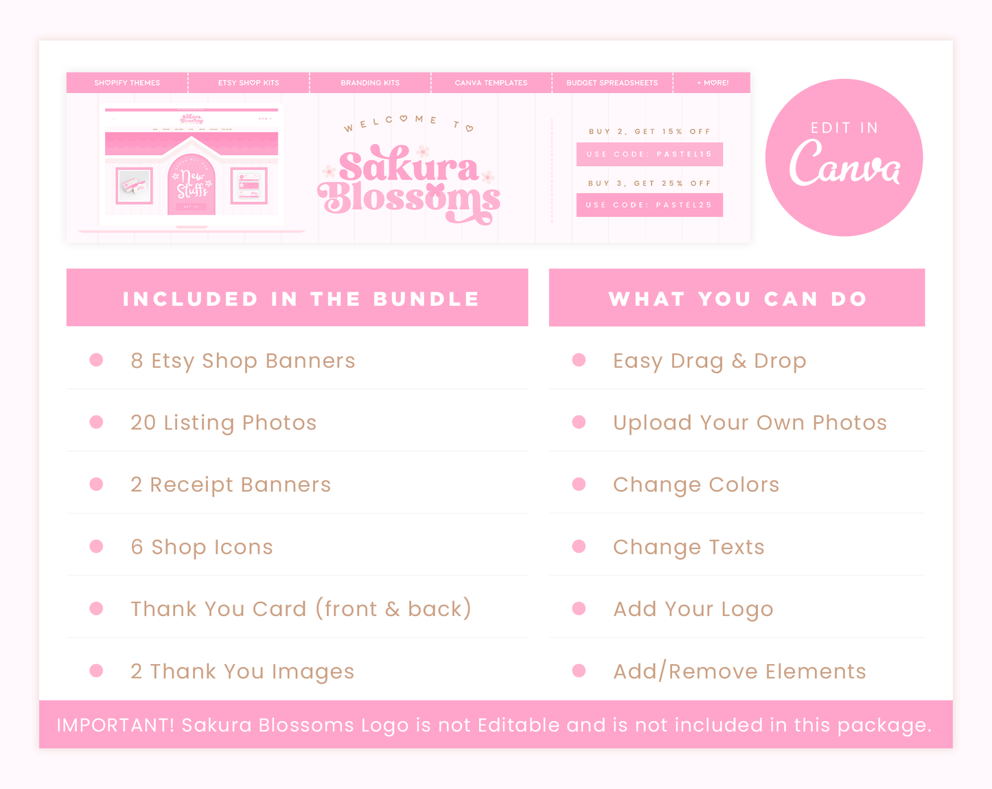 Etsy Shop Bundle