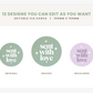 Stickers Template