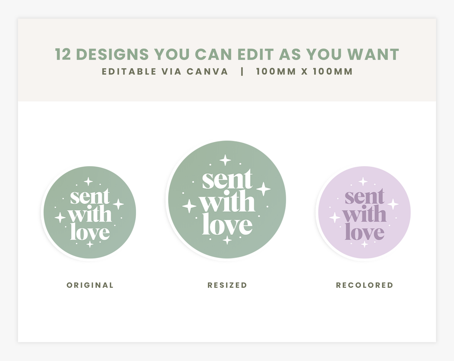 Stickers Template