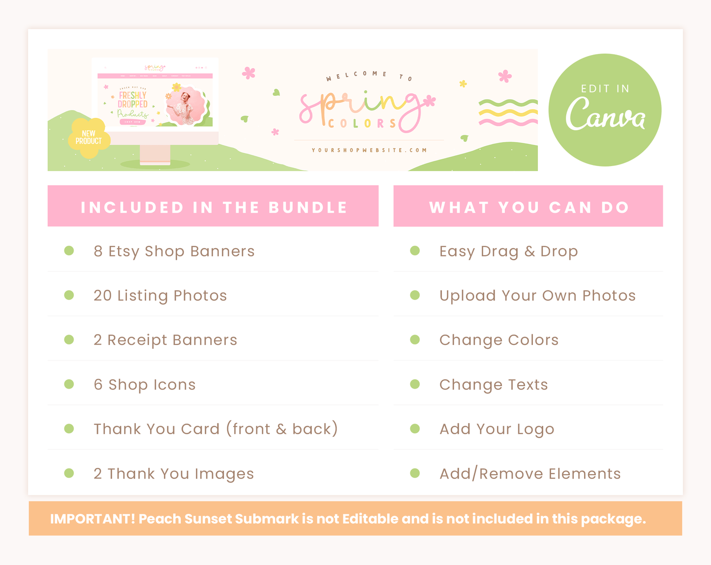 Etsy Shop Bundle