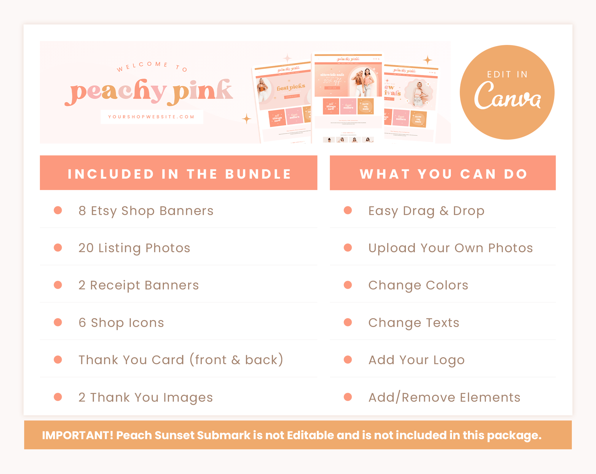 Etsy Shop Bundle