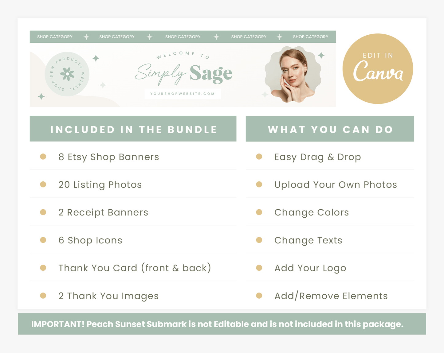 Etsy Shop Bundle