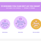 Stickers Template