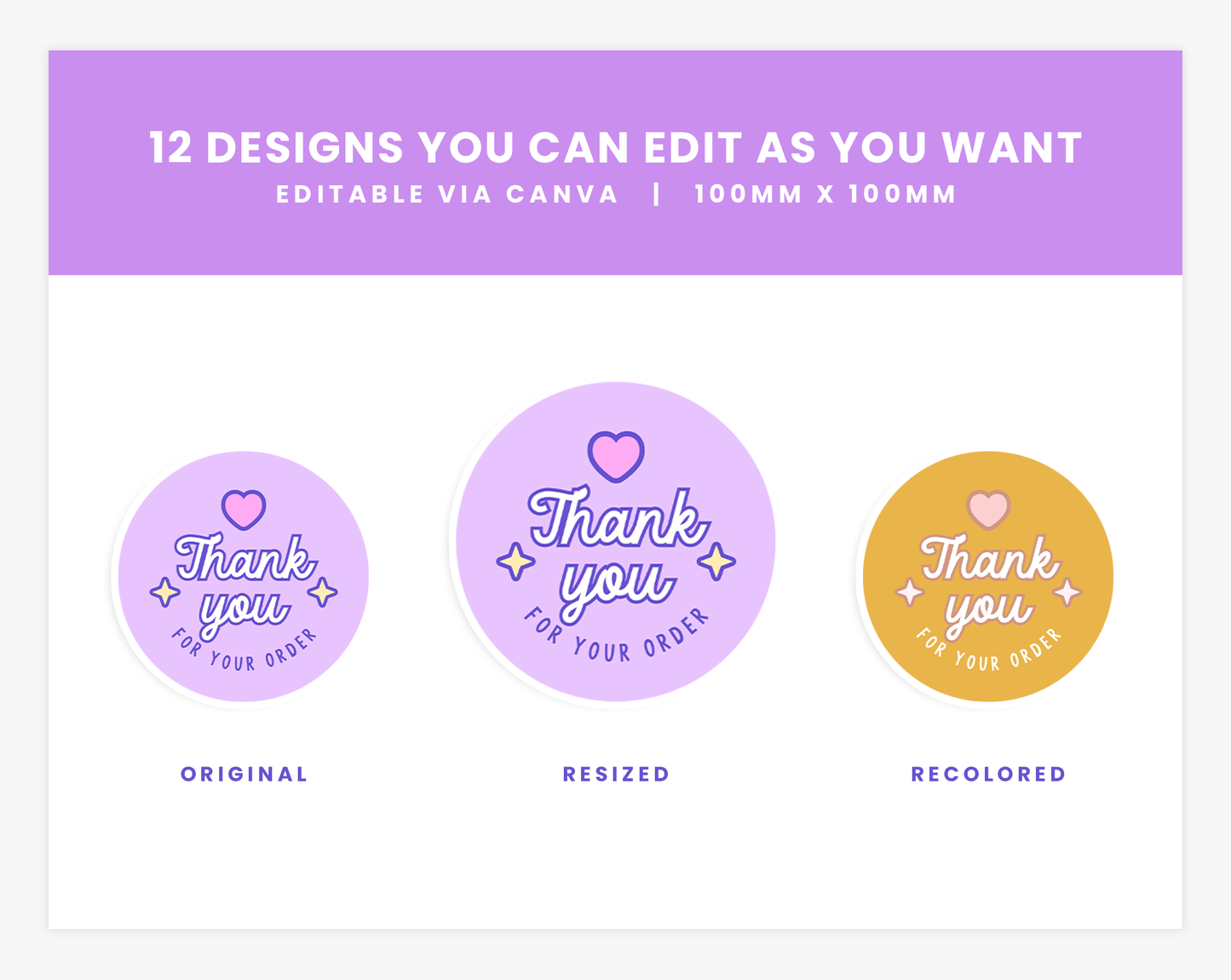 Stickers Template