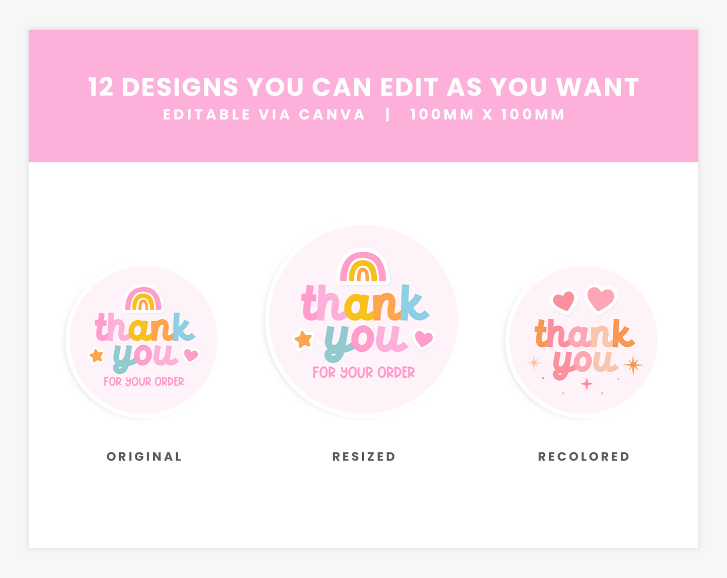 Stickers Template