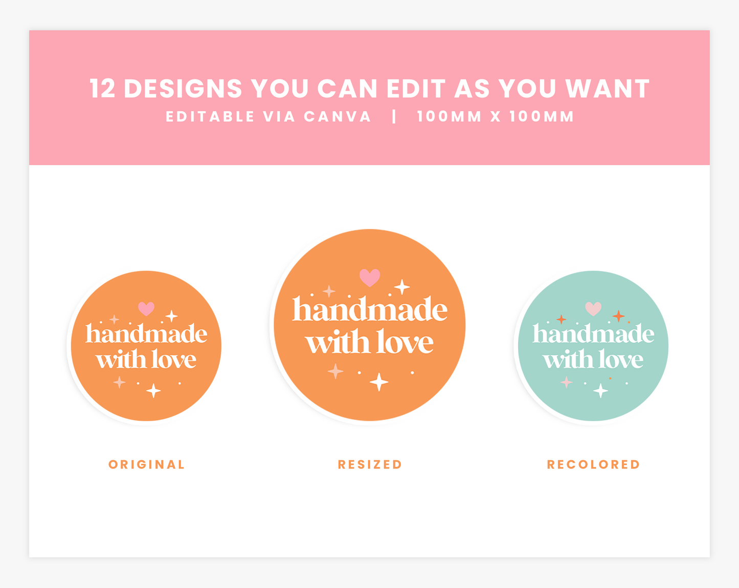 Stickers Template