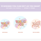 Stickers Template