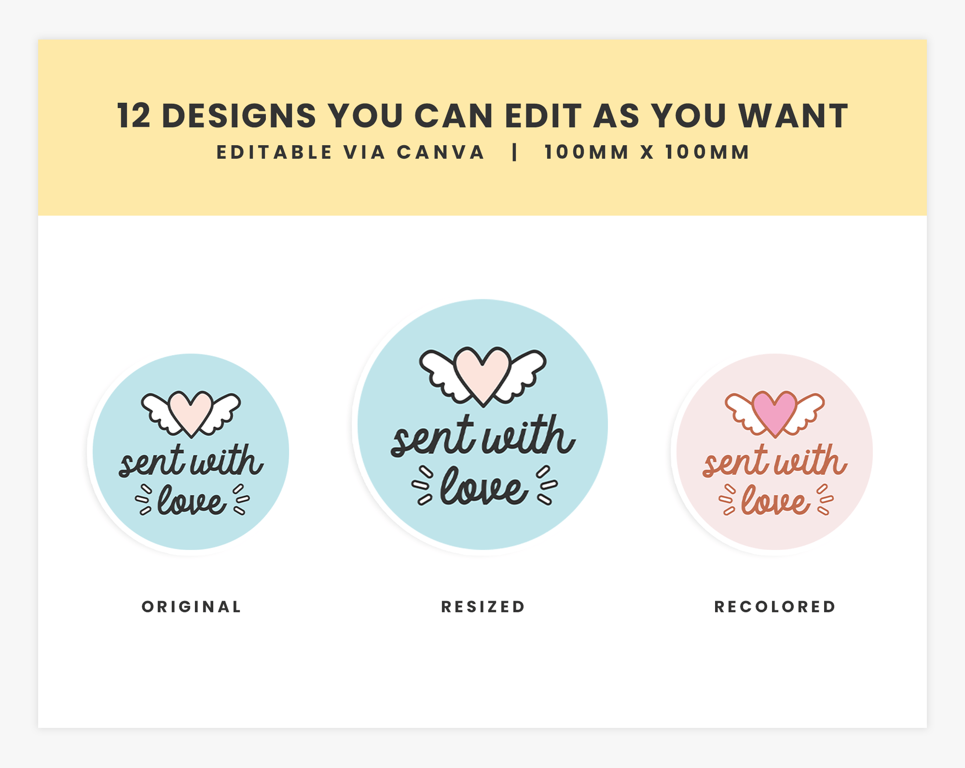 Stickers Template