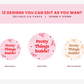 Stickers Template