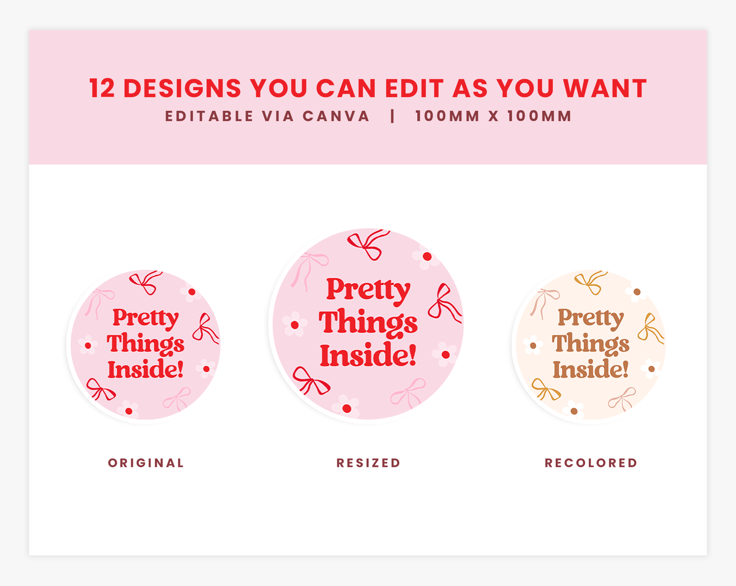 Stickers Template
