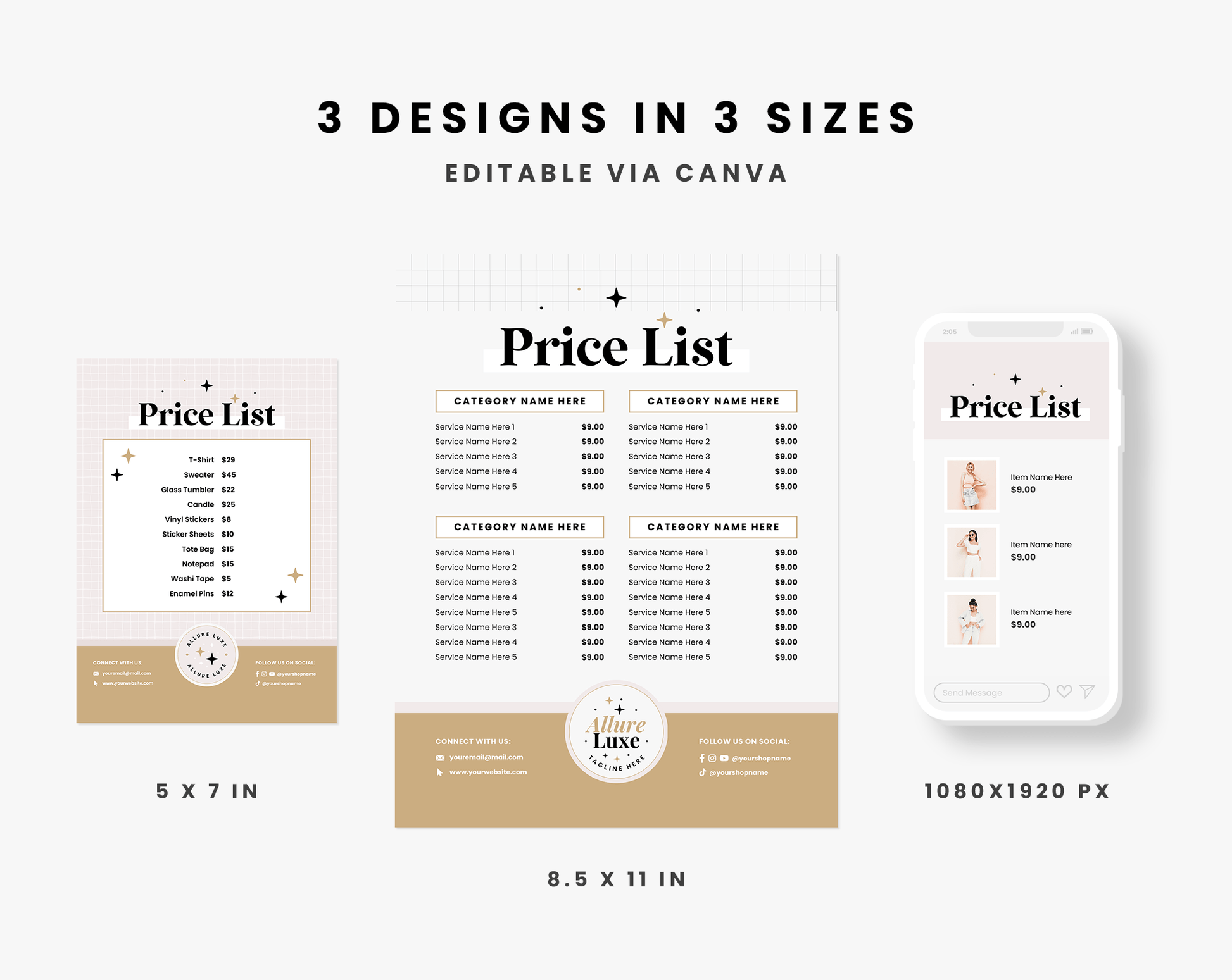 Price List Template