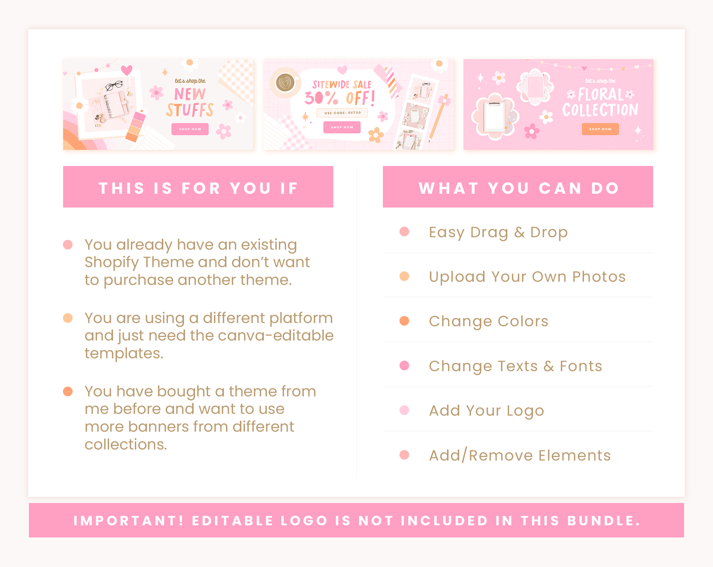 Shop Banners