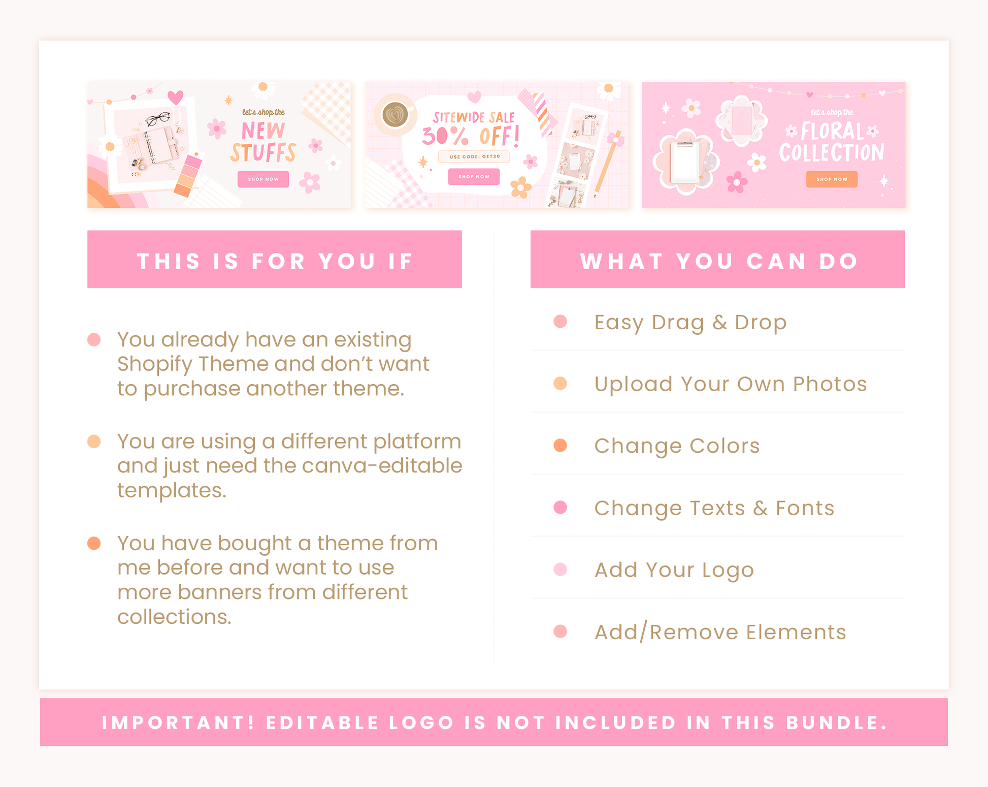 Shop Banners